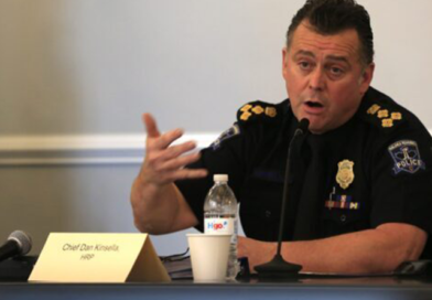 Halifax Regional Police Chief Dan Kinsella speaks during a meeting of the Board of Police Commissioners on Monday, Dec. 13, 2021. He is scheduled to testify in the Kayla Borden appeal hearing this Thursday in Burnside.