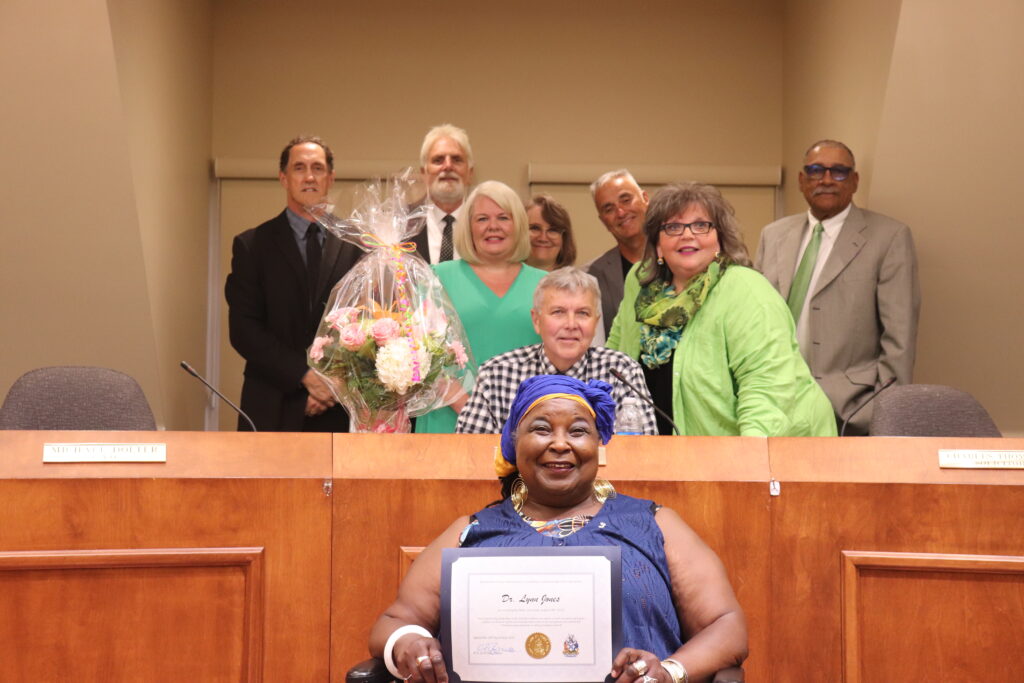 Truro council honours Dr. Lynn Jones for appointment to Order of Canada. Photo: Matthew Byard