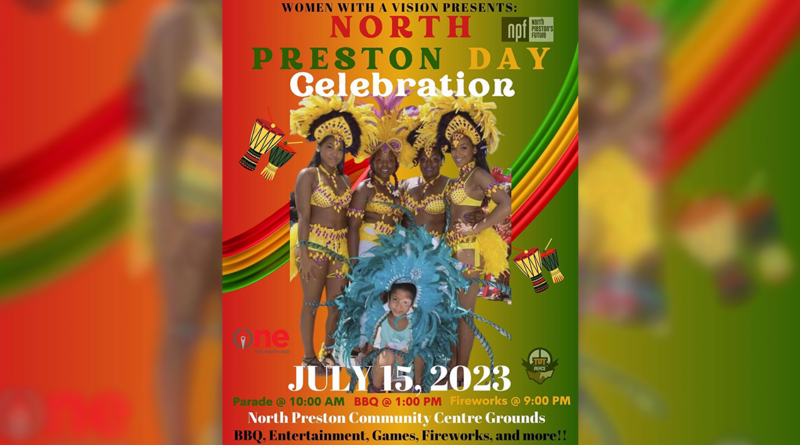 North Preston Day Celebration July 15, 2023 promo poster