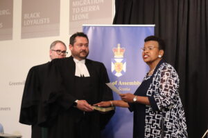 VIDEO: Twaila Grosse sworn in as PC MLA for Preston @ The Black Cultural Centre (Aug. 17, 2023