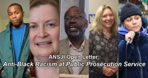 Open Letter – Anti-Black Racism at Public Prosecution Service (July 2023)