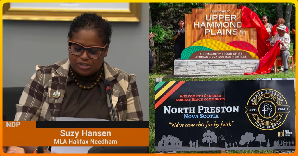 Province Backs Signs for Nova Scotia’s 52 Historic African Nova Scotian Communities
